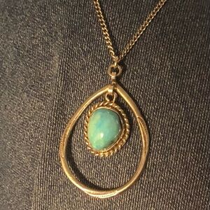 Silver and Turquoise Pendant